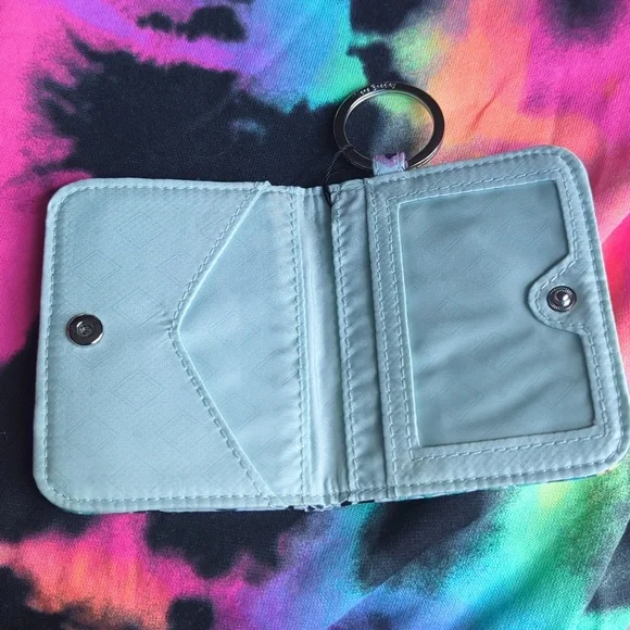 Vera Bradley Campus Double ID Wallet & Breakaway Lanyard Penelope's Garden - Picture 3 of 7